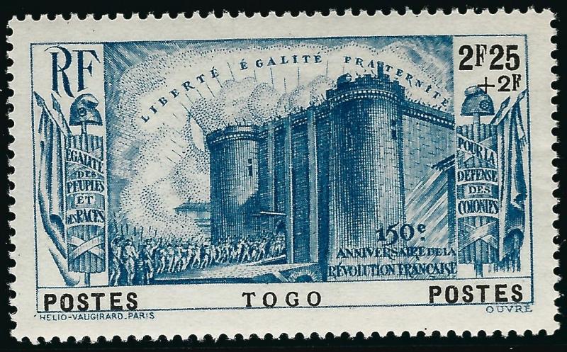 French Togo French Revolution (Sc B6) VF MNH...Don't Overpay...!