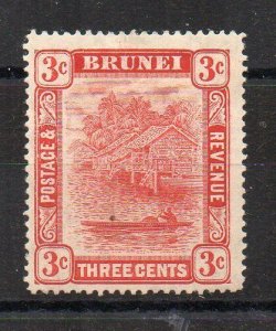 Brunei 1916 3c View on brunei River MH