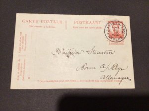 Belgium 1914 to Germany postal card Ref 59725