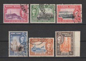 HONG KONG 1941 SG 163/8 USED Cat £32