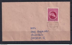 Germany 1944 Horse Race Cover Cancelled Wien 16100