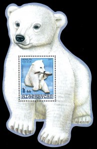 Azerbaijan Scott #861 2007 MNH S/S Knut Polar Bear Cub Born in Berlin Zoo