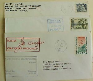 CANADA N.W.T EUREKA 1961 ISACHSEN 1962 GRISE F JORD 1972 FROBISHER BAY 1973