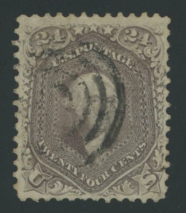 USA 70 - 24 cent Washington Red Lilac - F/VF Used - Cat $300.00