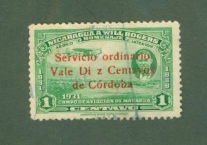 NICARAGUA 686 ERROR ND E IN DIez BIN $5.00