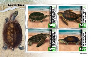 DJIBUTI - 2023 - Turtles - Perf 4v Sheet - Mint Never Hinged