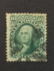 US #68 USED $65 LOT #5702