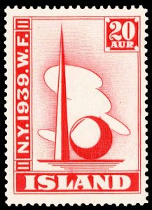 Iceland Scott 213 Mint never hinged.