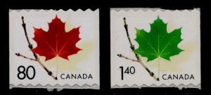 Canada 2054-5 MNH Maple Leaf 