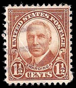 # 684 USED BROWN WARREN G. HARDING