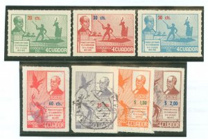 Ecuador #563-565/C236-C239 Used Single (Complete Set)