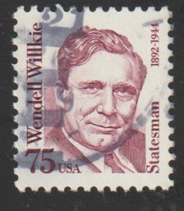 SC# 2192 - (75c) - Wendell Willkie Used