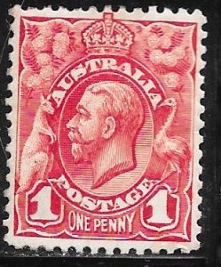 Australia 17: 1d George V, MH, F-VF