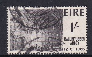 Ireland   #219  used  1966 Abbey  1sh