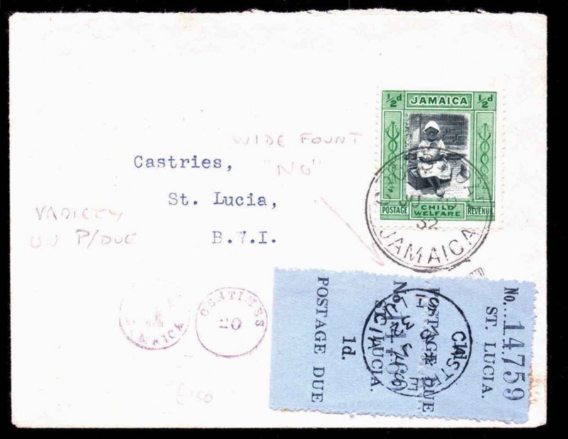 St. Lucia Scott J1 Gibbons D1 on Cover