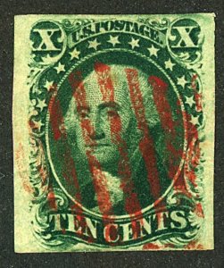 U.S. #35 USED WITH CERT CUT OFF PERFS