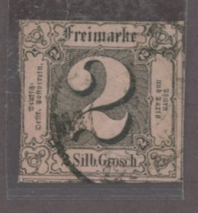 Thurn & Taxis #6 Used Single