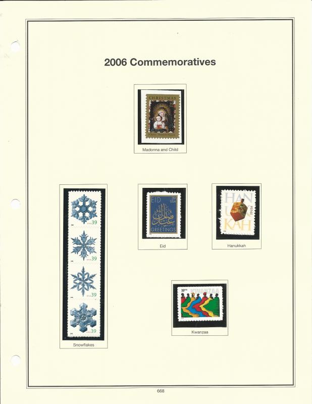 US Commemoratives 2006