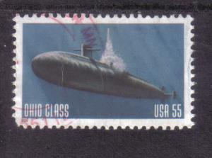 3375 - .55 Ohio Class Sub used f-vf. round corner