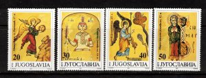 Yugoslavia Sc 2123-6 MNH Full SET of 1991 - Religious Art