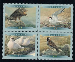 CANADA Scott 1886-1889a  Bird Block stamp set
