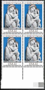 US 2165 - Christmas - Block of 4 - MNH/OG -1985