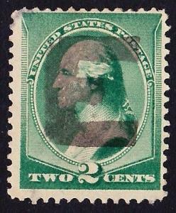 Scott 213, Used, \E\ Fancy Cancel