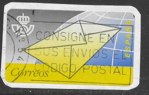 Spain ATM stamp. Nice.