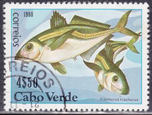 Cape Verde 411 Used 1980 Trachurus Trachurus Fish