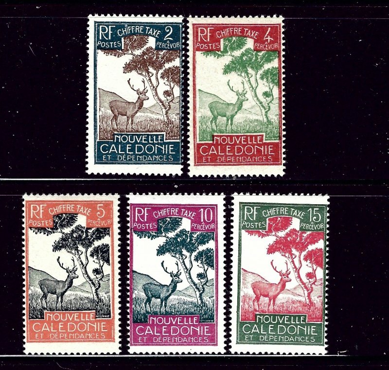 New Caledonia J19-23 MLH 1928 issues