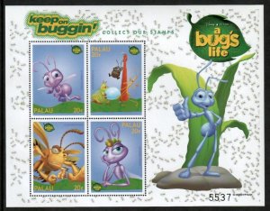 Palau 1998 - Disney Pixar - A Bugs Life - Sheet of 4 Stamps MNH