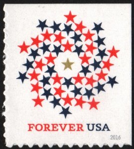 SC#5131 (47¢) Patriotic Spiral Booklet Single (2016) SA