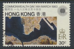 Hong Kong SC# 411 Used  SG 438 Commonwealth Day 1983 see details/ scan 