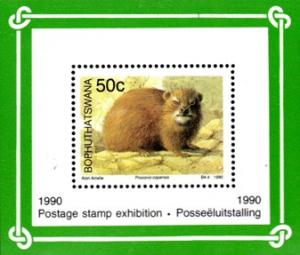 Bophuthatswana - 1990 Philatelic Foundation Hyrax MS MNH**