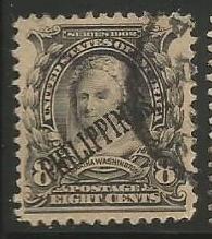 U.S. Scott #232 Philippines Stamp - Used Single
