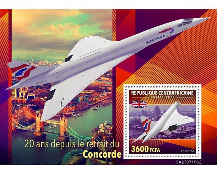 C A R - 2023 - Concorde Retirement - Perf Souv Sheet - Mint Never Hinged