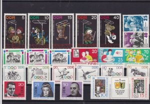 Germany DDR mounted mint Stamps Ref 14791