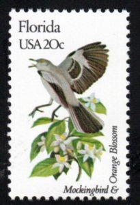 SC# 1961A - (20c) - State Birds & Flowers - Florida - MNH - PF 11.25x11A