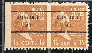 US Stamps - SC# 805B  - MNH - Imperforate Pair - Pre-Cancelled -  SCV - $100.00