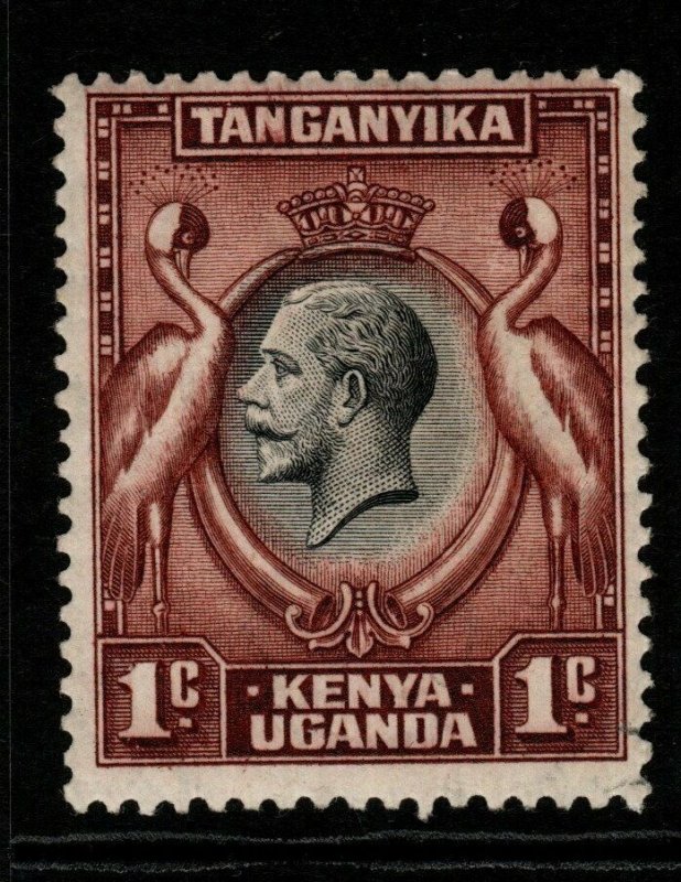 KENYA, UGANDA & TANGANYIKA SG110 1935 1c BLACK & RED-BROWN MTD MINT 