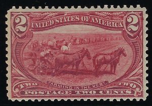 *286 VERY FINE, NEVER HINGED, SCOTT $60