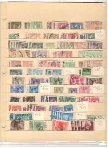 ROMANIA COLLECTION ON STOCK SHEETS, MINT/USED
