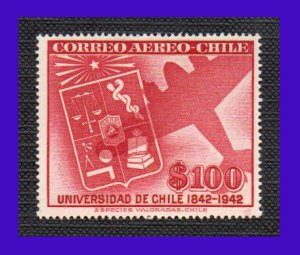 1942 - Chile - Scott nº C 89 - MNH - Lujo - CH- 100 - 01