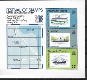 Tristan da Cunha # 208a Festival of Stamps - souv. sheet  (1) Mint NH