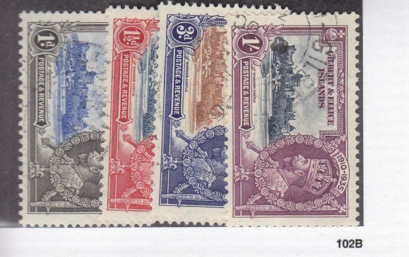 Gilbert & Ellice Island: Sc #33-36, Used (35199)