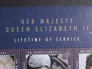 GIBRALTAR-2011-SC#1267-72 -QUEEN ELIZABETH II -MNH S/S-SCV.$24