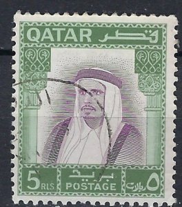 Qatar 158 Used 1968 Issue (ak1842)