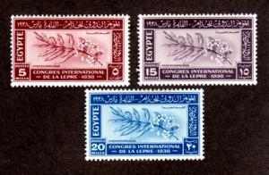 Egypt # 231-233 Mint!