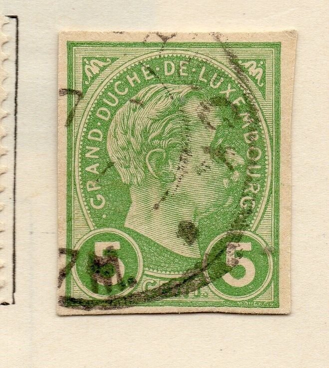 Luxemburg 1895 Early Issue Fine Used 5c. 301166