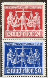 Germany 1948, Sc.#584_5 MNH, Export Fair Hanover, 8 se-tenants. cv.€205